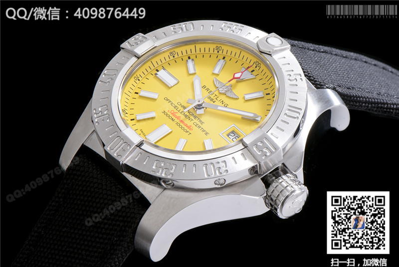 百年靈BREITLING AVENGER復(fù)仇者系列機(jī)械腕表A077I19PRS 條訂刻度